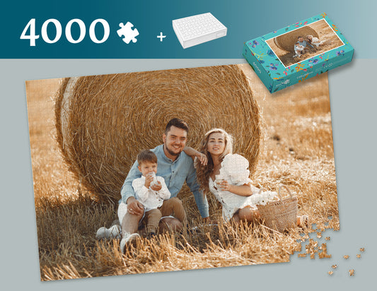 Photo puzzle 4000 pieces 96 x 136cm (37,7 x 53,5 inch) in a box