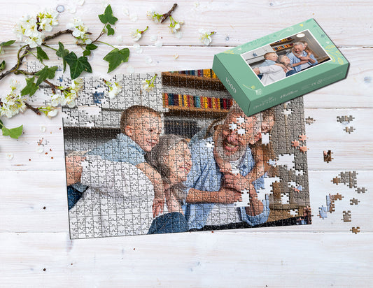 Photo puzzle 1000 pieces 48 x 68 cm / 18.9 x 26.7 inches in a box