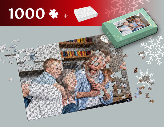 Photo puzzle 1000 pieces 48 x 68 cm / 18.5 x 26.7 inches in a box