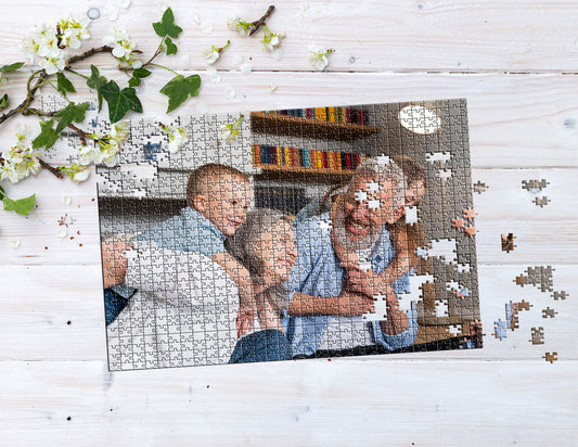 Photo puzzle 1000 pieces 48 x 68 cm / 18.9 x 26.7 inches in a bag