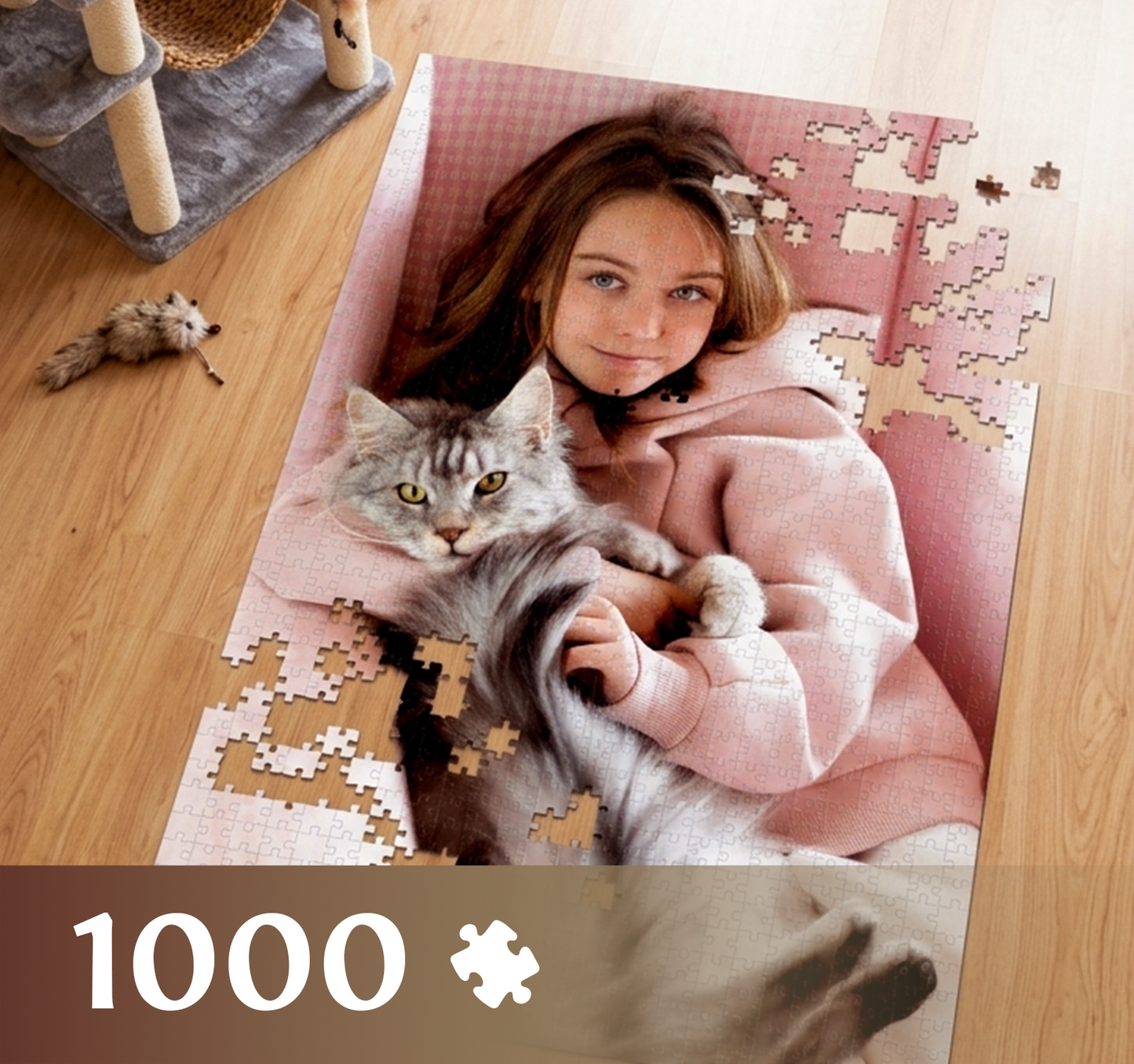 Photo puzzle 1000 pieces 48 x 68 cm / 18.5 x 26.7 inches in a bag