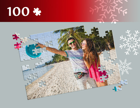 Photo puzzle 100 pieces 29 x 40 cm / 10.6 x 16.1 inches in a bag