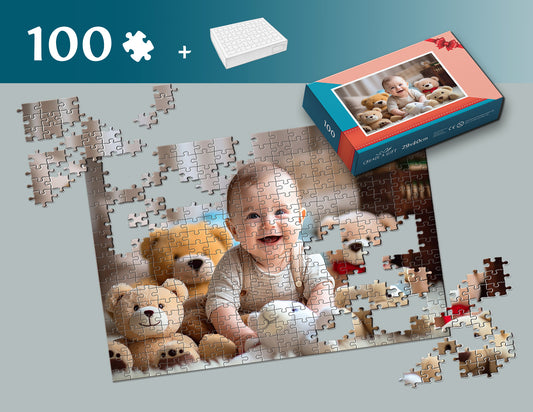 Foto puzzle 100 dílků 27 x 41 cm v KRABIČCE 