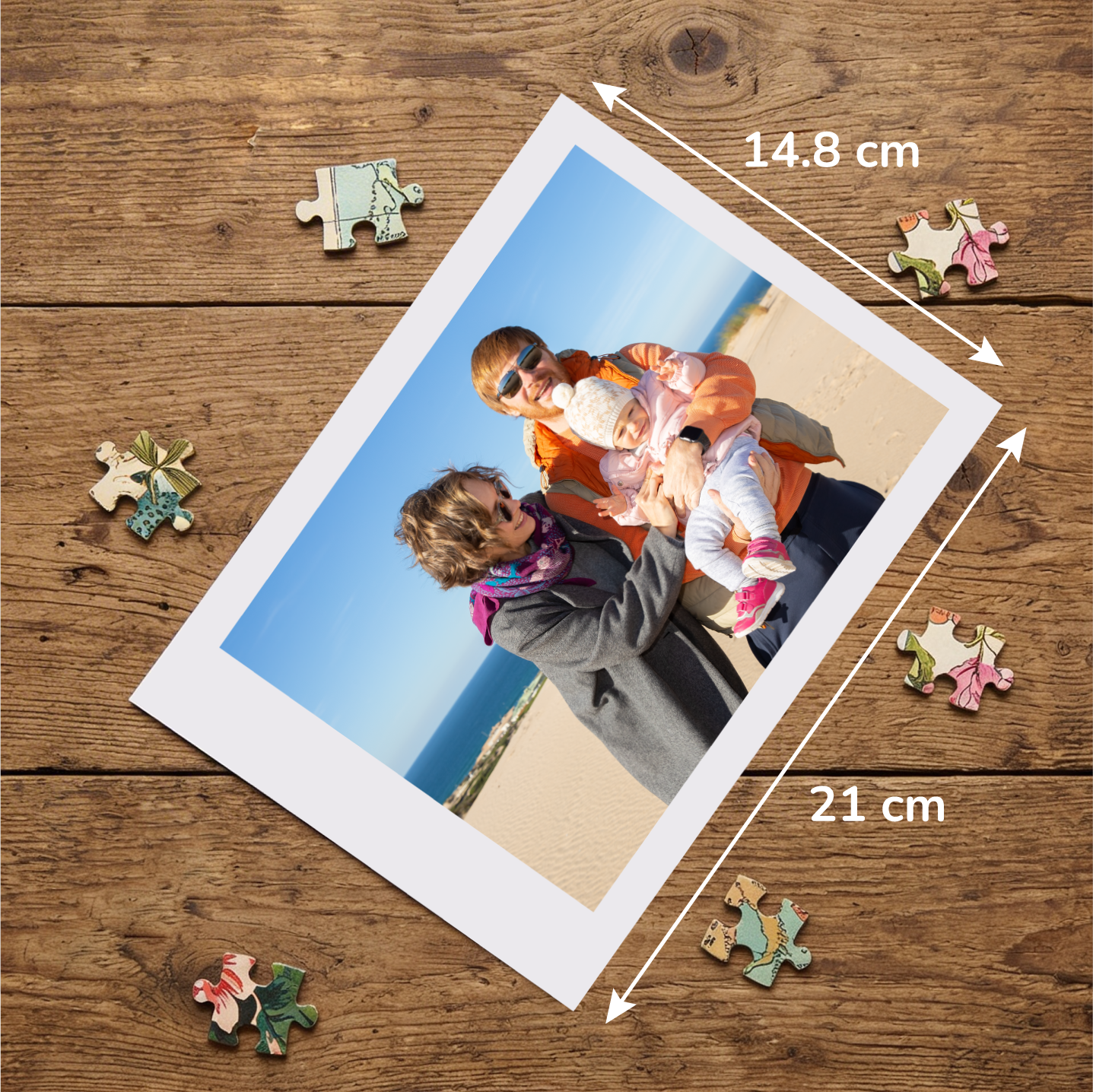 Foto puzzle 100 dílků 27 x 41 cm v sáčku