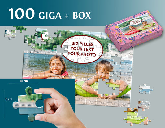 Photo puzzle 100 GIGA pieces  60 x 85 cm / 33.5 x 23.6 inches in a box