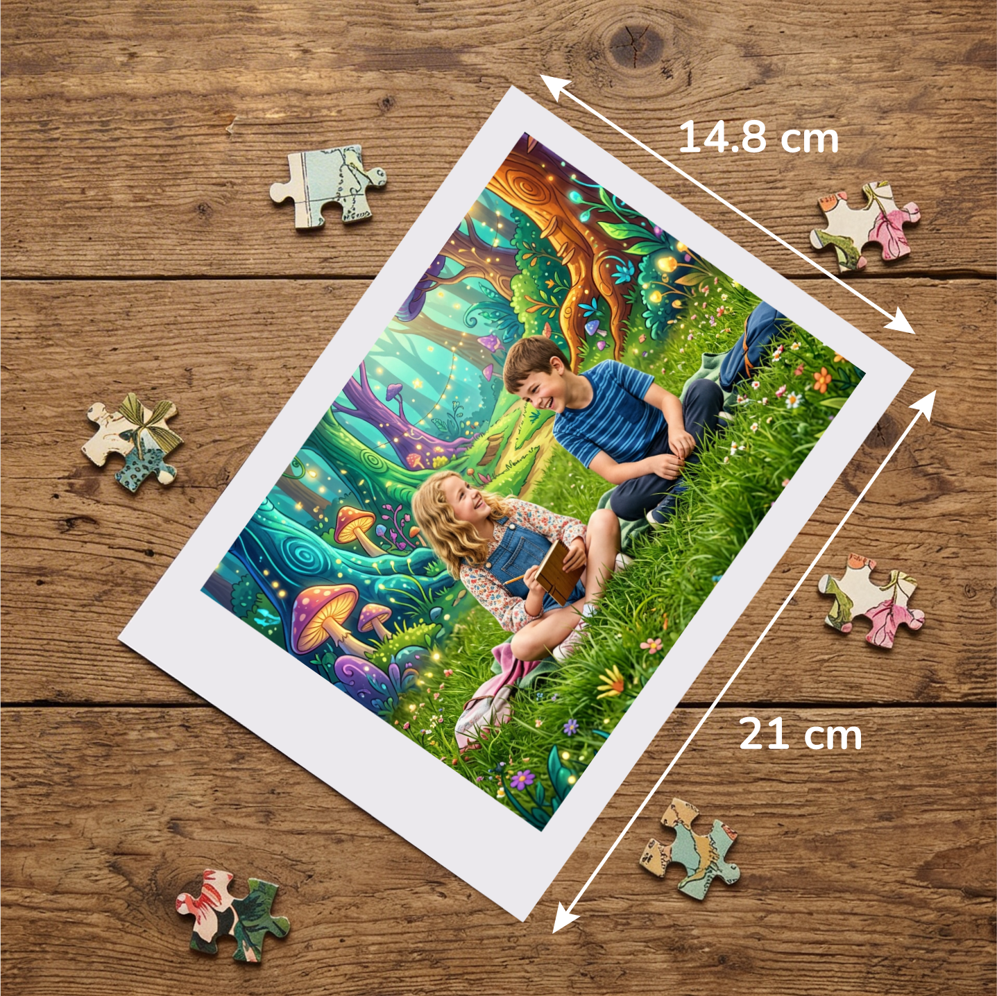 FFoto puzzle GIGA 100 velkých dílků 60 x 85 cm v sáčku 