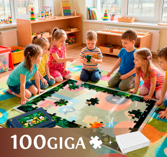 Photo puzzle 100 GIGA pieces  60 x 85 cm / 33.5 x 23.6 inches in a box