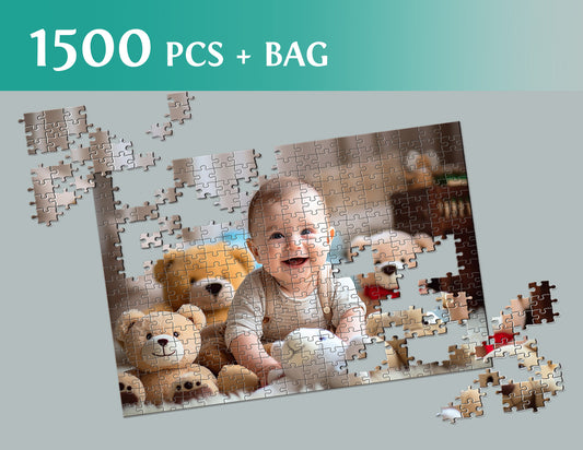 Photo puzzle 1500 pieces 47 x 68 cm / 18.5 x 26.7 inches in a bag
