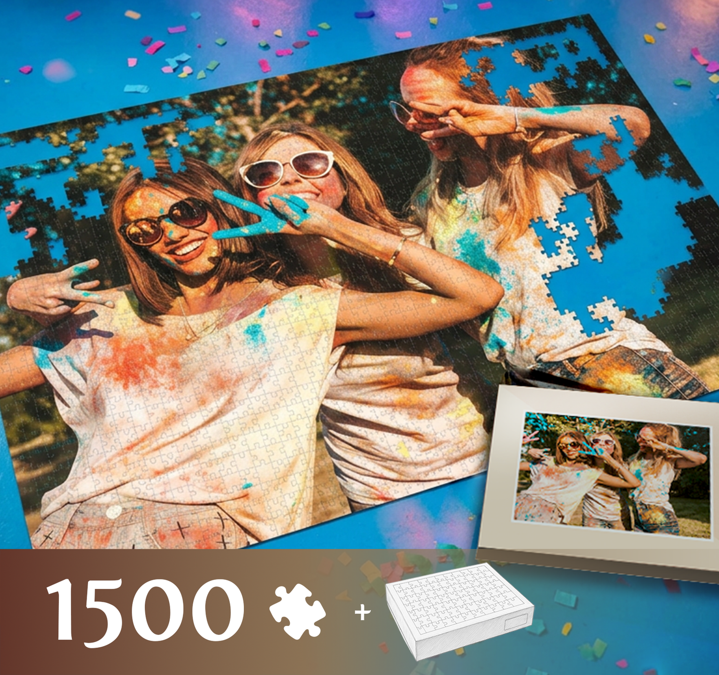 Foto puzzle 1500 dílků 58 x 85 cm v KRABIČCE  
