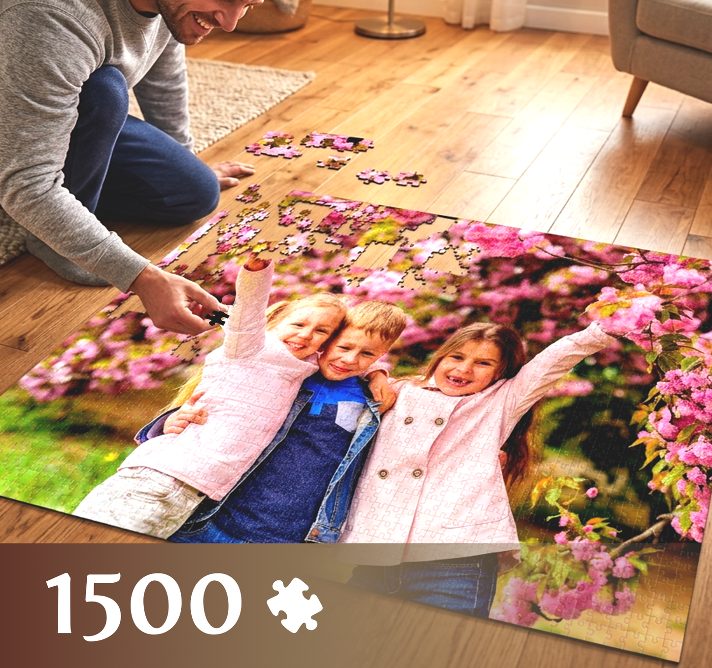 Foto puzzle 1500 dílků 58 x 858 cm v sáčku 