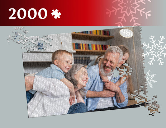 Photo puzzle 2000 pieces 68 x 92 cm / 26.7 x 37.7 inches in a bag