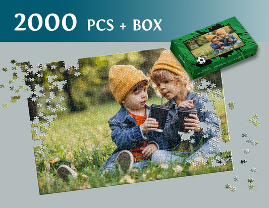 Photo puzzle 2000 pieces 68 x 92 cm / 26.7 x 37.7 inches in a box