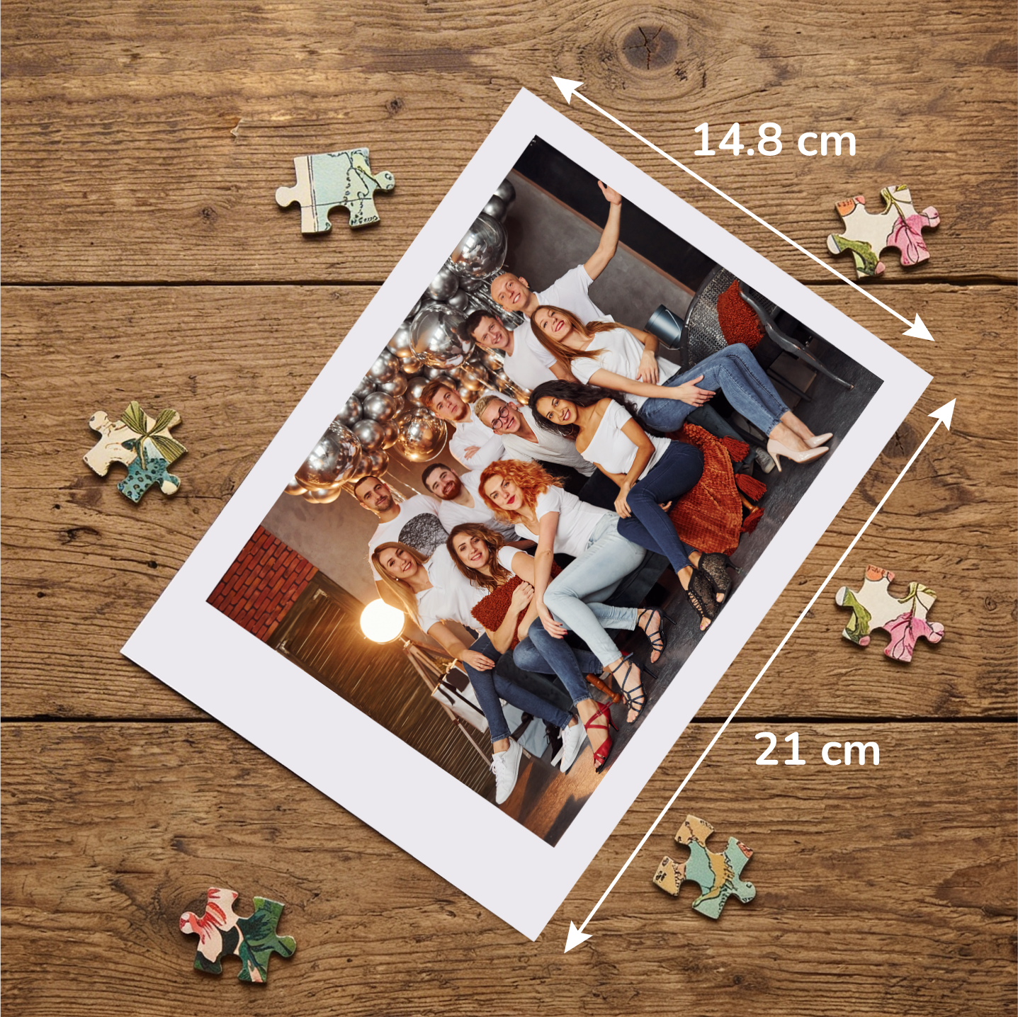 Photo puzzle 2000 pieces 68 x 96 cm / 26.7 x 37.7 inches in a bag