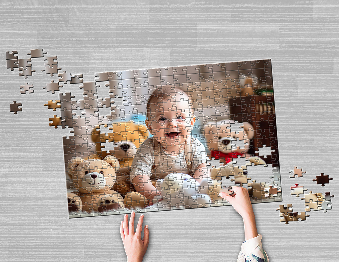 Photo puzzle 100 GIGA pieces  60 x 85 cm / 33.5 x 23.6 inches in a bag