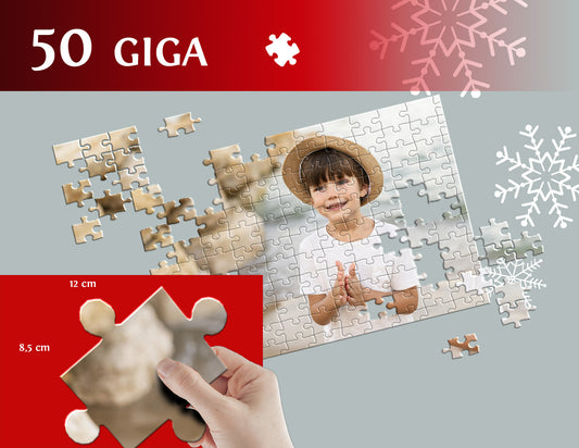 Photo puzzle 50 GIGA pieces  60 x 85 cm / 33.5 x 23.6 inches in a bag