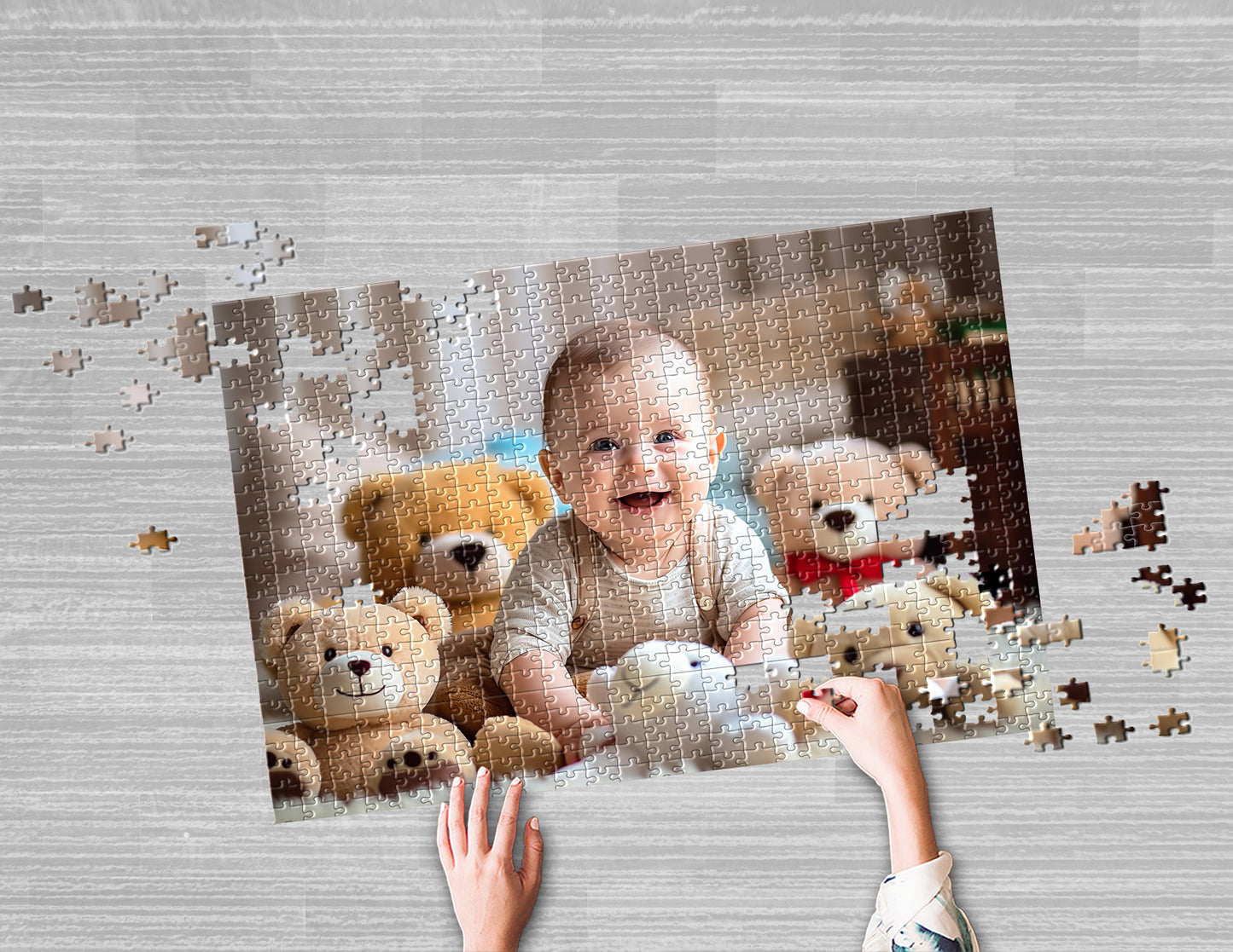 Photo puzzle 1500 pieces 47 x 68 cm / 18.5 x 26.7 inches in a bag