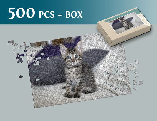 Photo puzzle 500 pieces 33 x 47 cm / 12.9 x 18.5 inches in a box