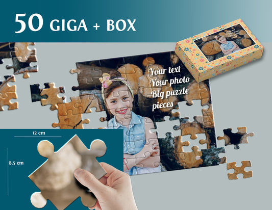 Photo puzzle 50 GIGA pieces 60 x 85 cm/ 33.5 x 23.6 inches  in a box