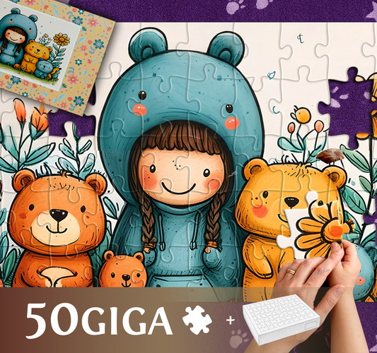 Photo puzzle 50 GIGA pieces 60 x 85 cm / 33,5 x 23,6 inches in a box