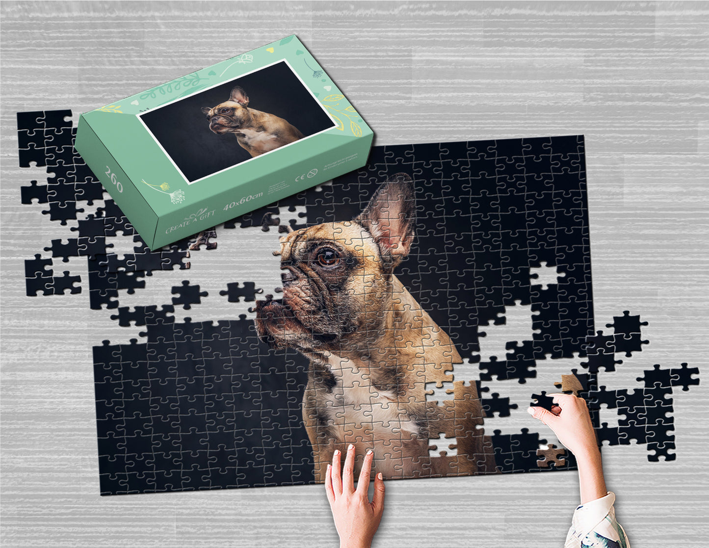 Photo puzzle 260 pieces  40 x 60 cm / 15.7 x 23.6 inches in a box