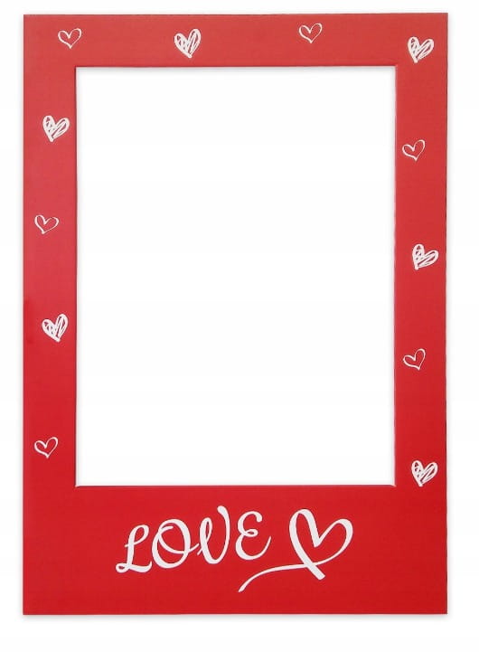 Photo frame for taking pictures LOVE