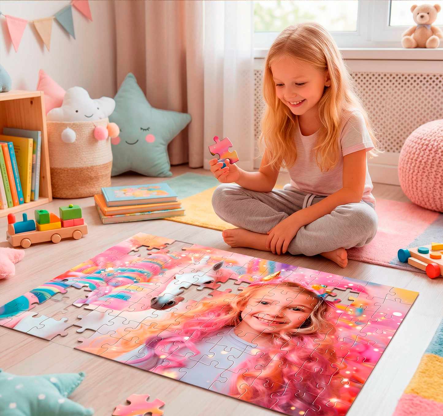 Photo puzzle 100 GIGA pieces  60 x 85 cm / 33.5 x 23.6 inches in a bag