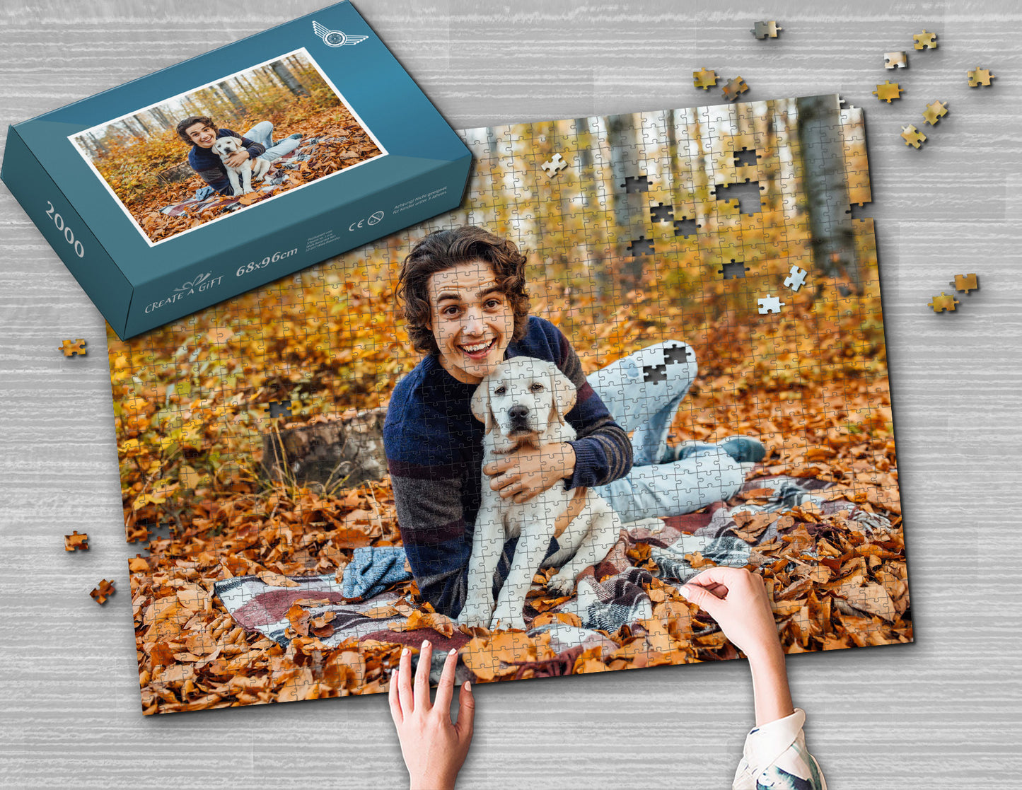 Foto puzzle 2000 dílků 68 x 96 cm v KRABIČCE 