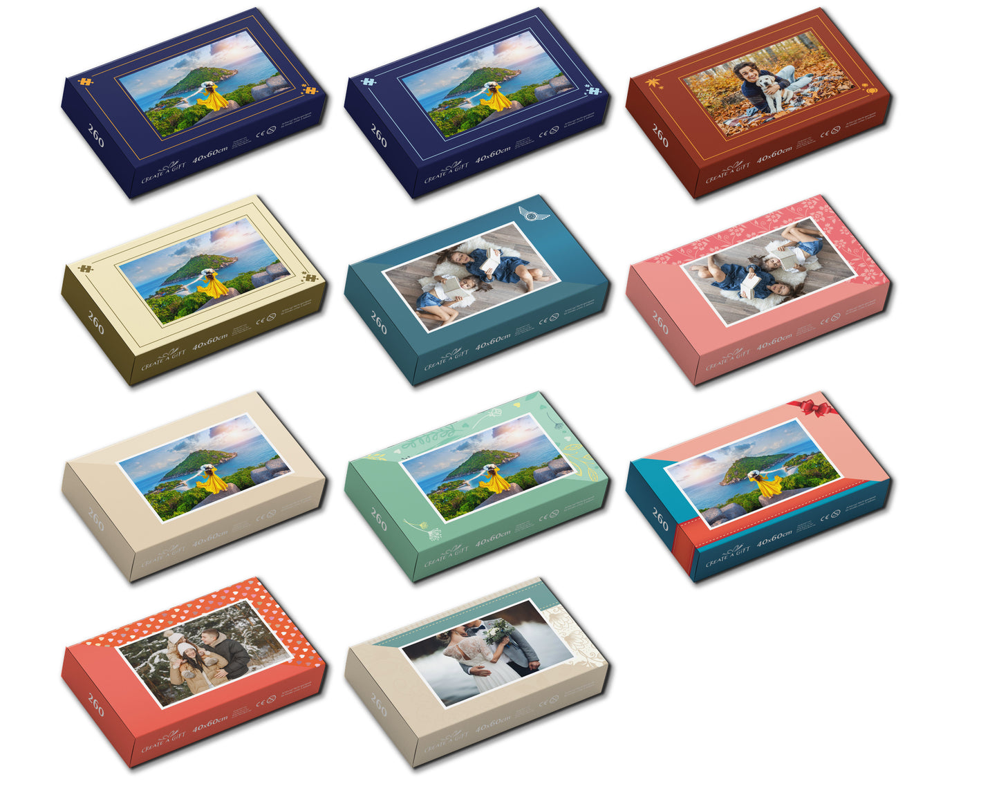 Photo puzzle 260 pieces  40 x 60 cm / 15.7 x 23.6 inches in a box