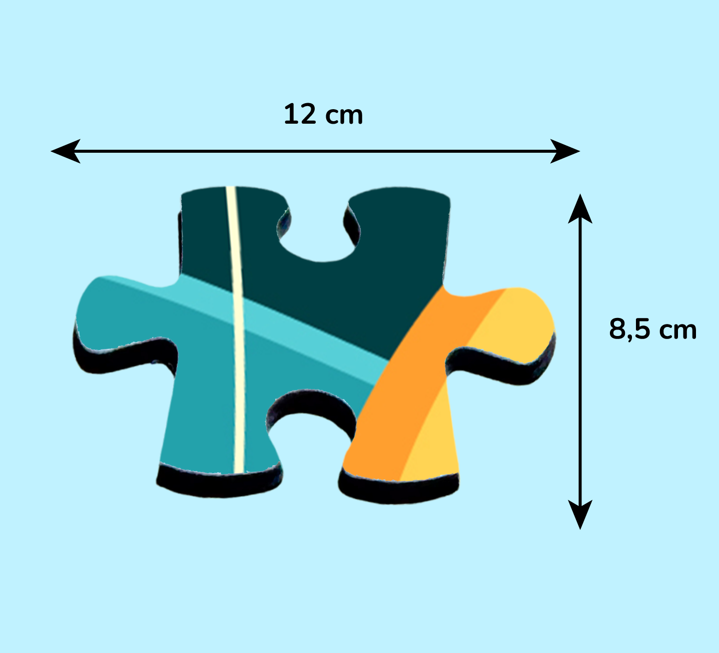 Foto puzzle GIGA 50 velkých dílků 60 x 85 cm v sáčku 
