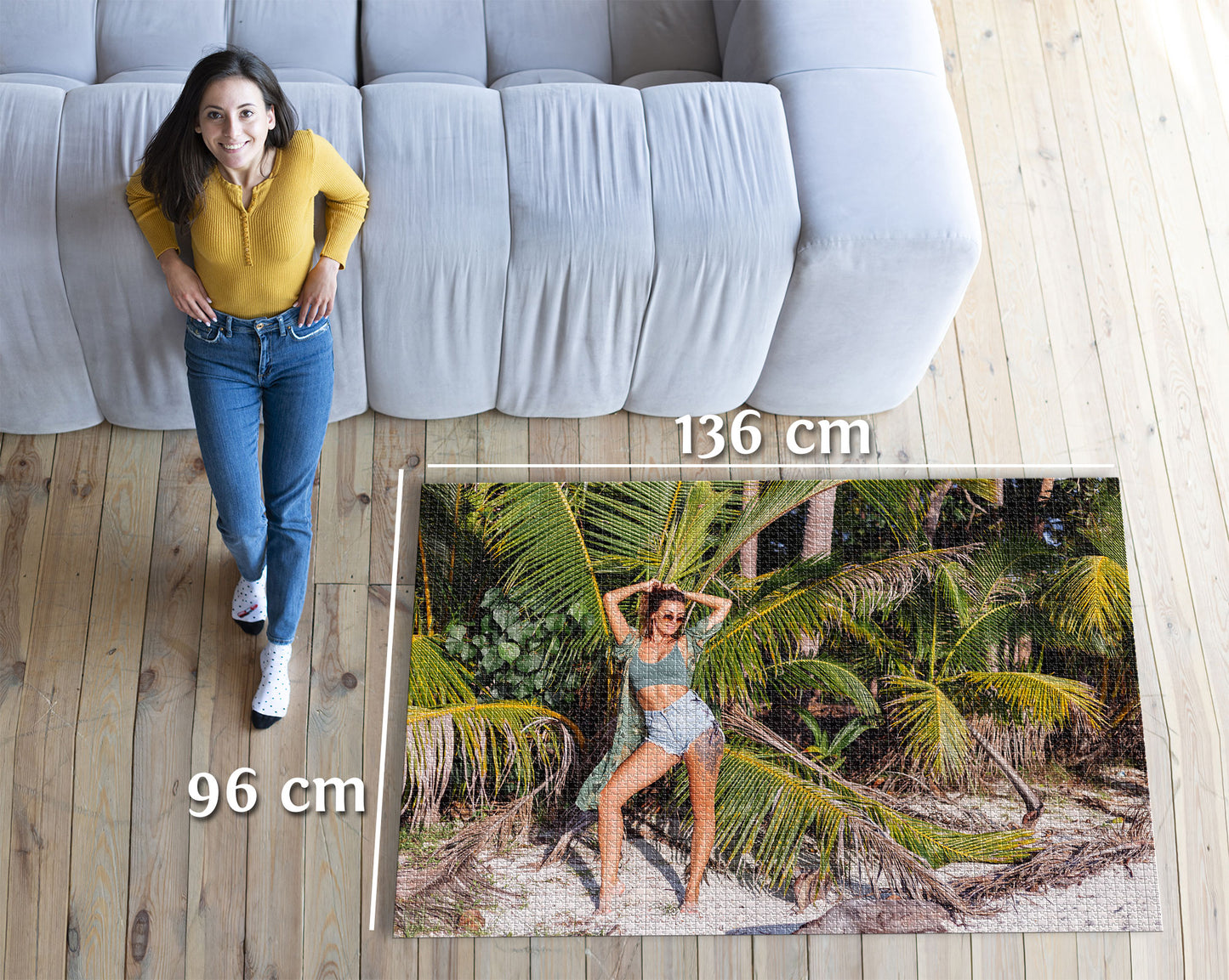 Photo puzzle 4000 pieces 96 x 136cm (37,7 x 53,5 inch) in a box