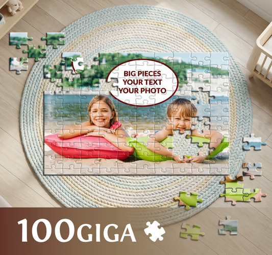 Photo puzzle 100 GIGA pieces  60 x 85 cm / 33.5 x 23.6 inches in a bag