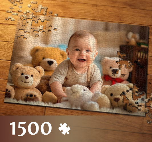 Photo puzzle 1500 pieces 58 x 85 cm / 22.8 x 33.5 inches in a bag