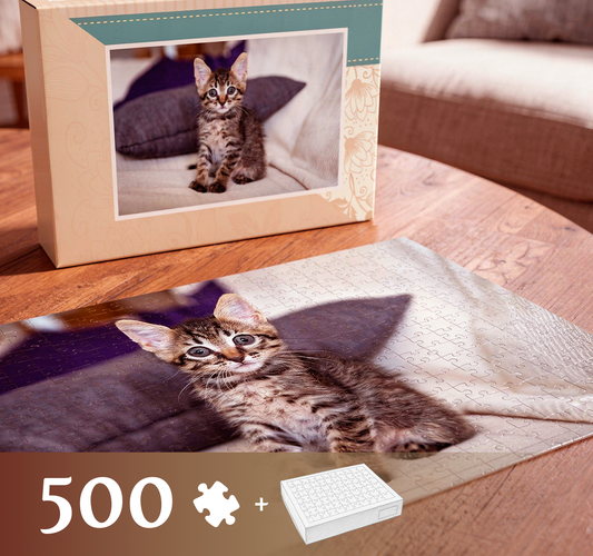 Photo puzzle 500 pieces 33 x 47 cm / 12.9 x 18.5 inches in a box